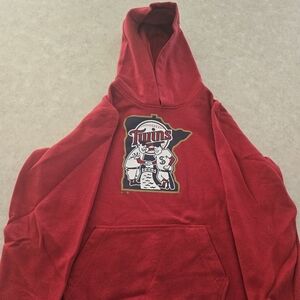Minnesota Twins '47 Red Hooded Sweatshirt